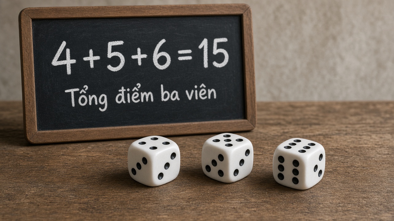 Sicbo / Xóc Đĩa – Luật Tổng Điểm Ba Viên