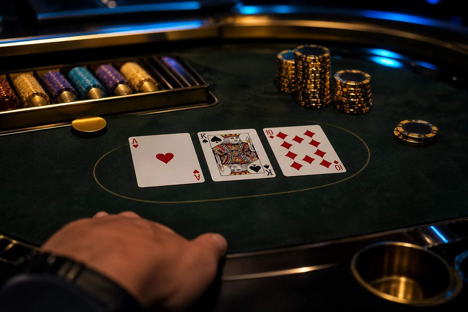 Liêng online: bàn bài 3 lá trên chuyên mục Game Bài LLwin